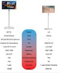 Android Smart Wireless Display Stand By Me Smart TV 32inch With 5H Long Battery