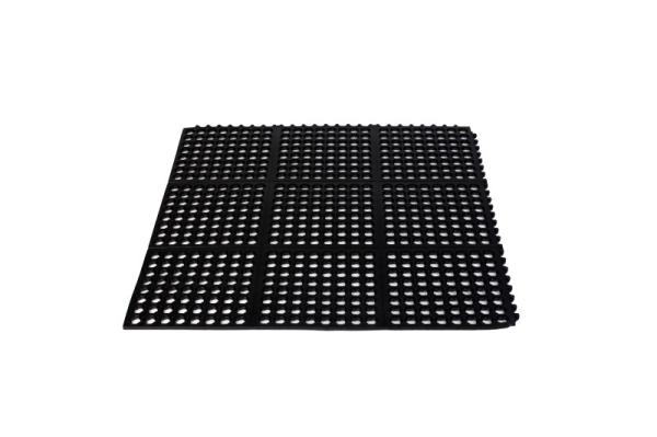 Rubber Drainage Floor Mat With Holes Heavy Duty Anti-Fatigue Kitchen Drainage
