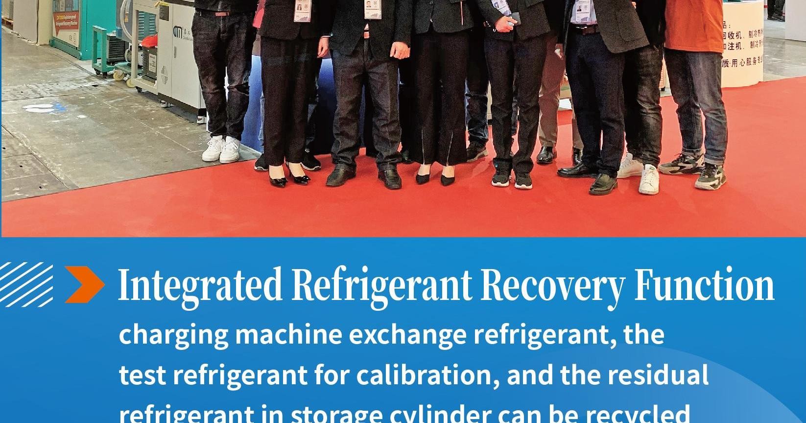 Fridges Freezers Refrigerant Charging Machine R134a R22 Automatic AC Recovery Recycling Gas Charging Machine