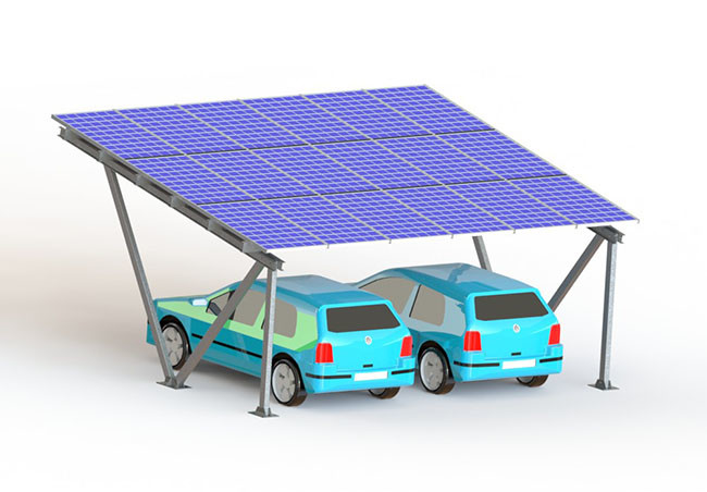 High Strength Aluminum Solar Mounting System TX0009 For Solar Carport