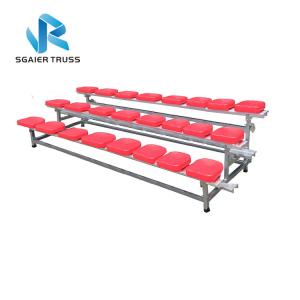 Wholesale 2 - 5 Rows Outdoor Aluminum Stadium Bleachers Metal Structure Bench Grandstand from china suppliers