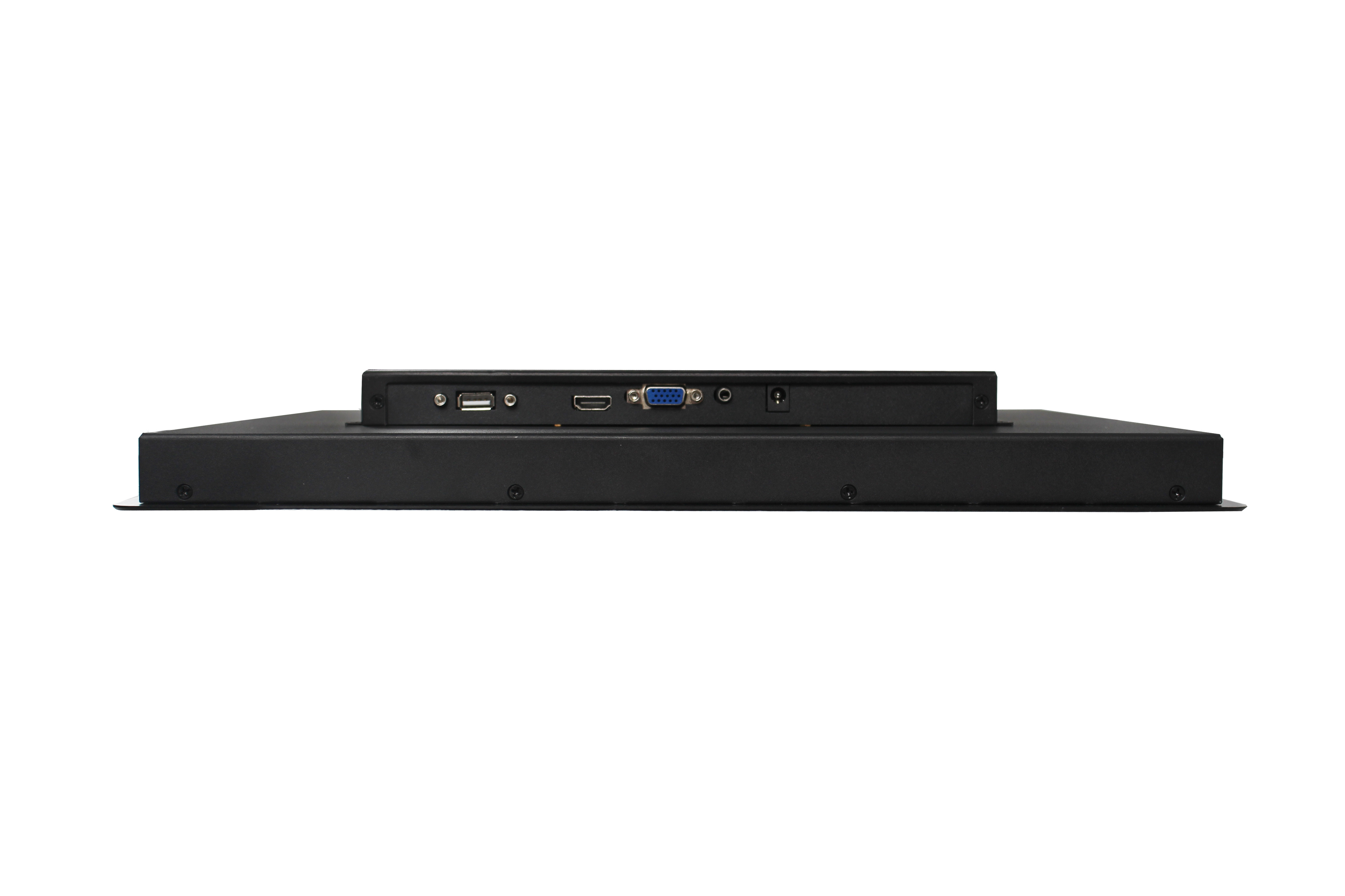 15.6" industrial panel mount multi touch screen monitor display IP65 front FHD 1080p anti-vandalism