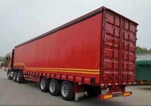 Wholesale Curtain Side Truck Semi Trailer Sliding Curtain Container Box Truck Fast loading and unloading from china suppliers