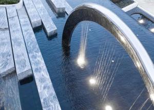 Wholesale Semicircle Public Space Stainless Steel Sculptures Decorative For Fountain from china suppliers