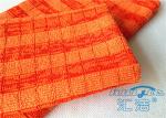 Orange Microfiber Cleaning Cloths 80% Polyester Lint Free , Anti Static Cleaning