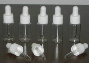 Wholesale White Cap Glass Clear Eye Dropper Bottles 20ml 30ml 50ml With Accurate Scale from china suppliers