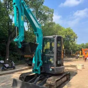 Wholesale Used Kobelco Digger SK55 Secondhand 5.5ton Small Type Mini Crawler Excavator from china suppliers