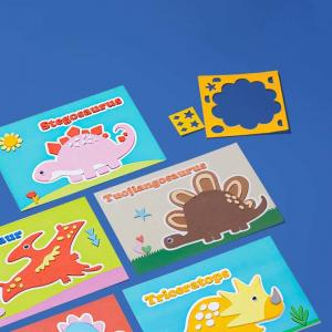 Wholesale Soft Elastic 3D Cartoon Stickers PVC Foamed Leather EVA Foam Stickers 2mm from china suppliers
