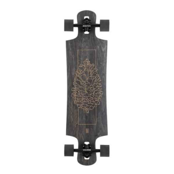 YOBANG OEM Landyachtz Drop Hammer Black Pinecone Longboard Complete Skateboard -