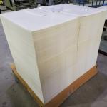 85GSM Yellow Silicone Liner 78G Blank Sheet Labels