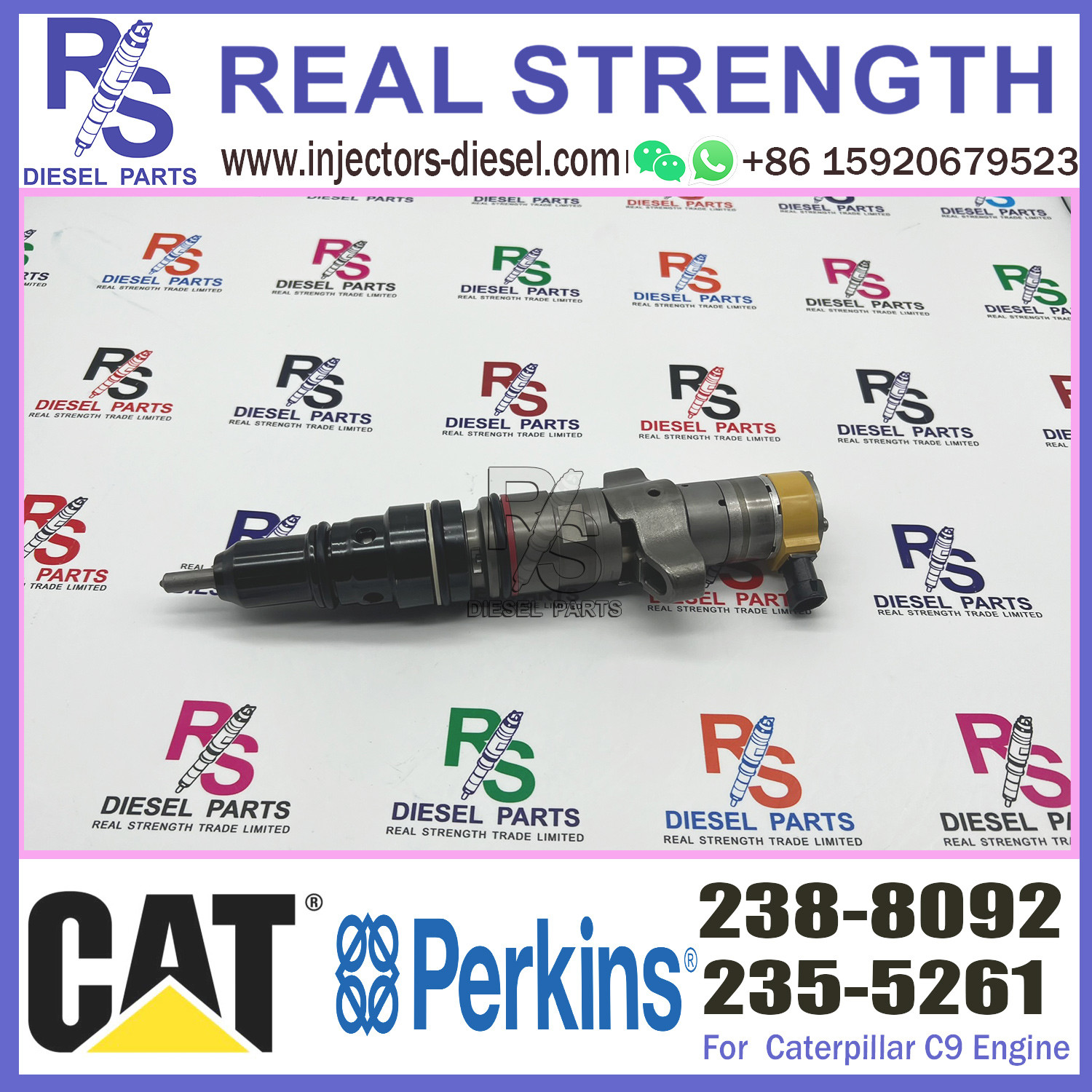 242-0857 Common Rail Diesel Injector 267-9722 235-5261 267-3360 238-8092 For Cat C9 Engine