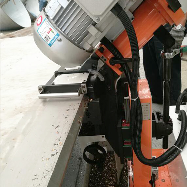 Automatic Walking Milling Steel Plate Beveling Machine With Double Cutter Head