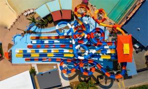 Wholesale OEM Outdoor Children Games Park Playground Equipment Giant Water Slide from china suppliers