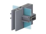 Powder Coated Aluminium Extrusion Profiles Aluminium Glass Curtain Wall