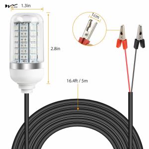 Wholesale Acrylic Shade Material 12V 10W/45W LED Submersible Fishing Light for Squid and Shrimp from china suppliers