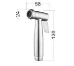 Sustainable 304 Stainless Steel Bathroom Toilet Bidet Faucet Sprayer Handheld