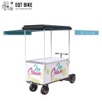 EQT 138 Liters Soft Ice Cream Bikes For Sale Freezer Cart Summer Holiday Cargo