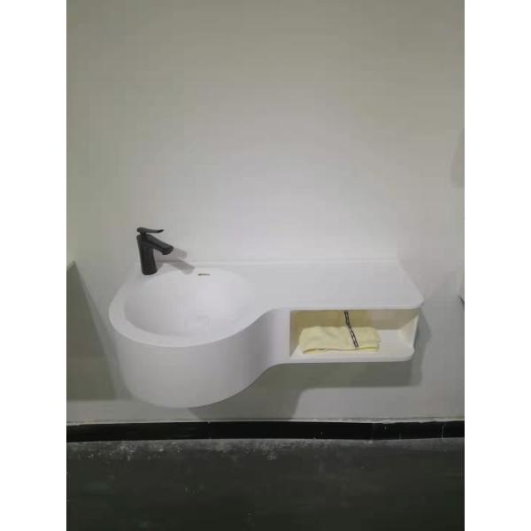 Scratch Resistant Wall Hung Basin Durable Small Wall Mounted Sink