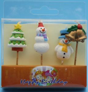 Wholesale Paraffin Wax Special Shaped Birthday Candles For Christmas Decor Odorless from china suppliers