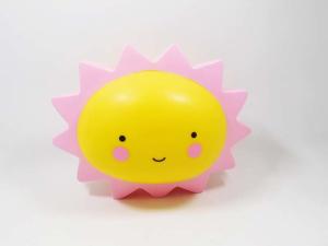 Wholesale Ornament PVC LED Flashing Sun Shape Night Light toy Chirstmas Promotion Gifts from china suppliers