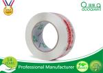 White Printed Packing Tape For Beverage / Food 31-50mic Thickness