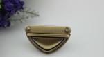 High quality fashion metal accessories zinc alloy 4 colors handbag lock hardware