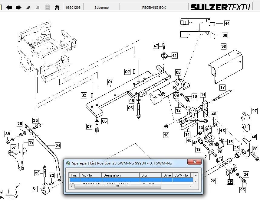 Eexpller Fork For Sulzer PS ,TW11,PU; P7100,P7150,P7200HP,P7300 -- Projectile Loom Parts ; Weaving Loom Parts
