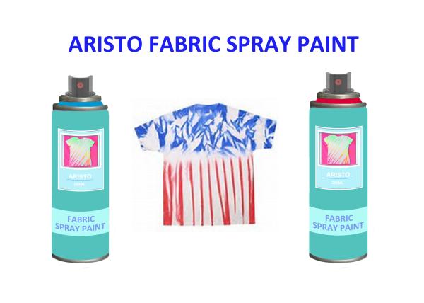 Non toxic UV Resistance Fabric Spray Paint for Clothes , Waterproof Liquid Paint