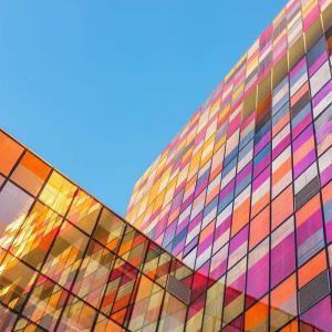 Wholesale 1.38m X 30m Building Window Film 2mil Colorful Decorative Window Film from china suppliers