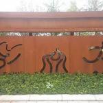 Custom 0.118 Inches Corten Steel Plates Modern Square Outdoor Wall Decor For