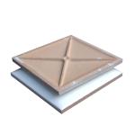 Black And White 152x152mm Glossy Subway Ceramic Wall Bread Tiles For Bathroom