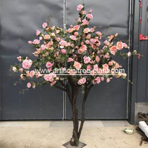 Wholesale Contom Interior Artificial Rose Flower Tree For Wedding Home Decoration from china suppliers