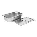 1/4 2/4 Stainless Steel Food Pan , 201 304 Stainless Steel GN Container