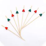 Christmas Bamboo Sticks Sushi Cocktail Snacks Decoration Bamboo Sticks