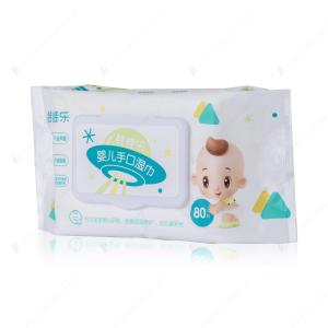 Wholesale Thermal Bonded Fabric Hand and Mouth Disposable Wet Wipes 50gsm Alcohol Free from china suppliers