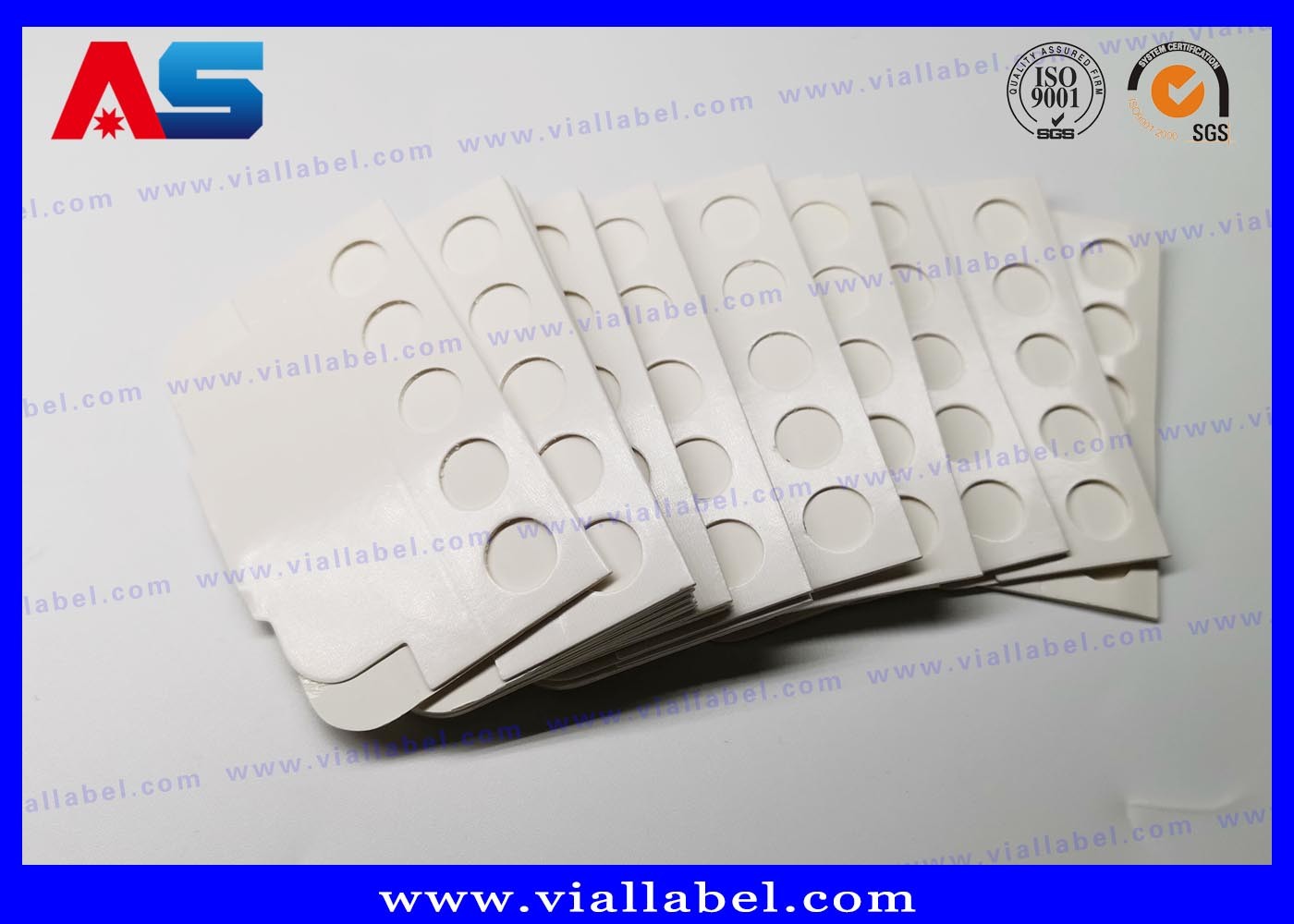 Paper Medicine Packaging Box Silver Foil Metallic For Hcg Injections Growth Hormone