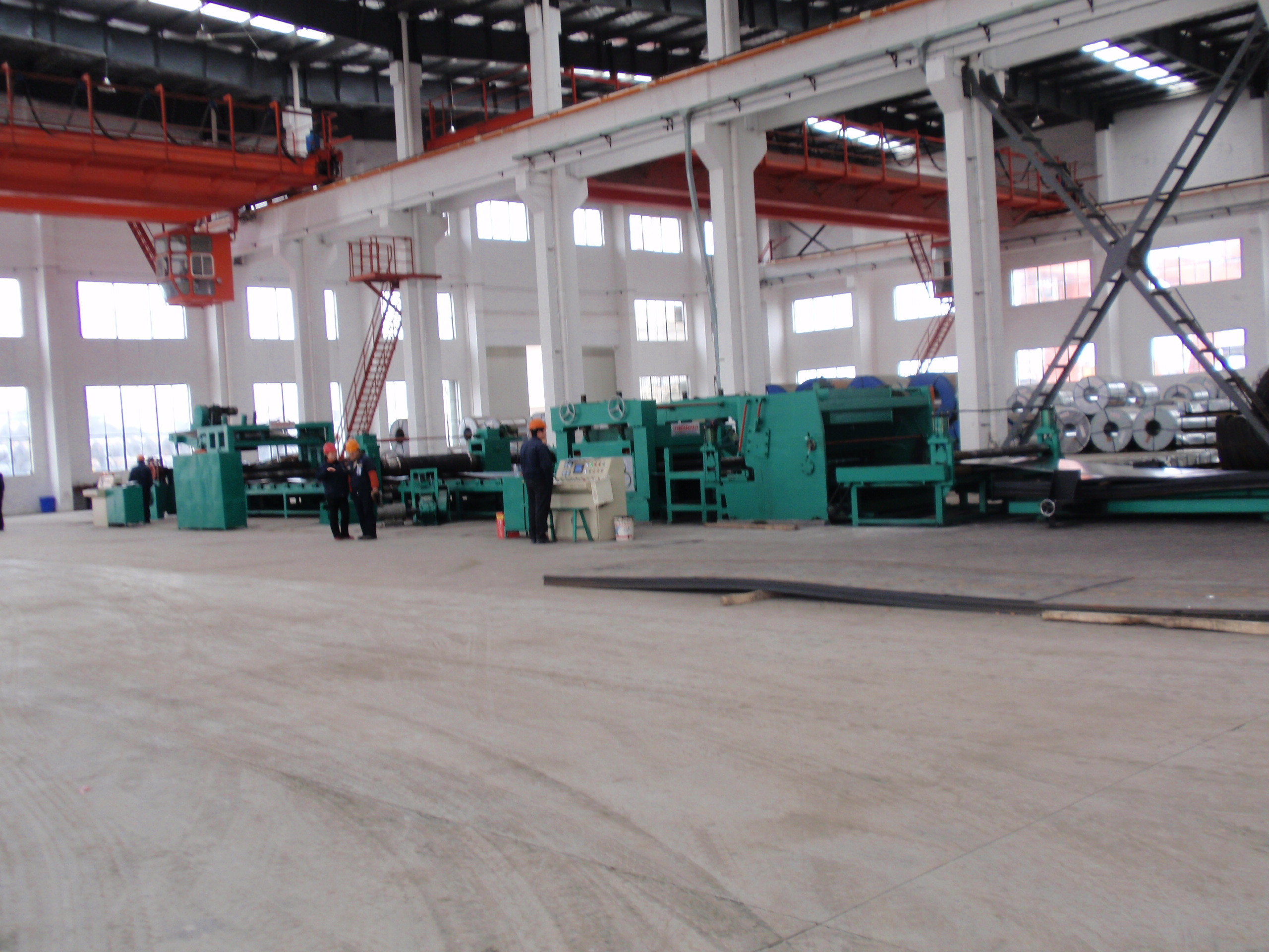 13 Roller Steel Coil Cut To Length Line ±1 Mm Cutting Precision 2-10 Mm Thickness Range