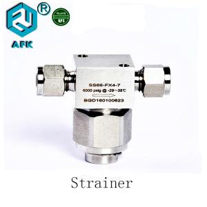 Wholesale High Pressure Stainless Steel T Strainer Poppet 2μM~40μM from china suppliers