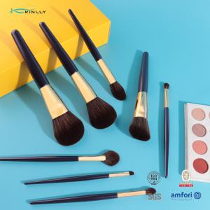 Wholesale OEM 8PCS Cosmetic Makeup Brush Set Eco Friendly Professional Travel With Wooden Handle from china suppliers