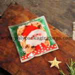 Christmas Santa Claus Moose Snowman Self-Adhesive Biscuits Snack Packaging Bags