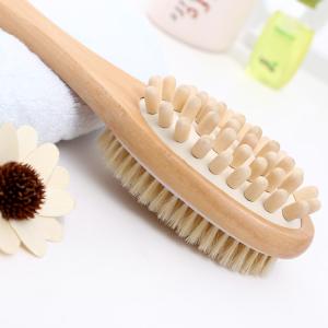 Wholesale Wooden Long Handle Body Brushes Natural Bristles Brushes from china suppliers