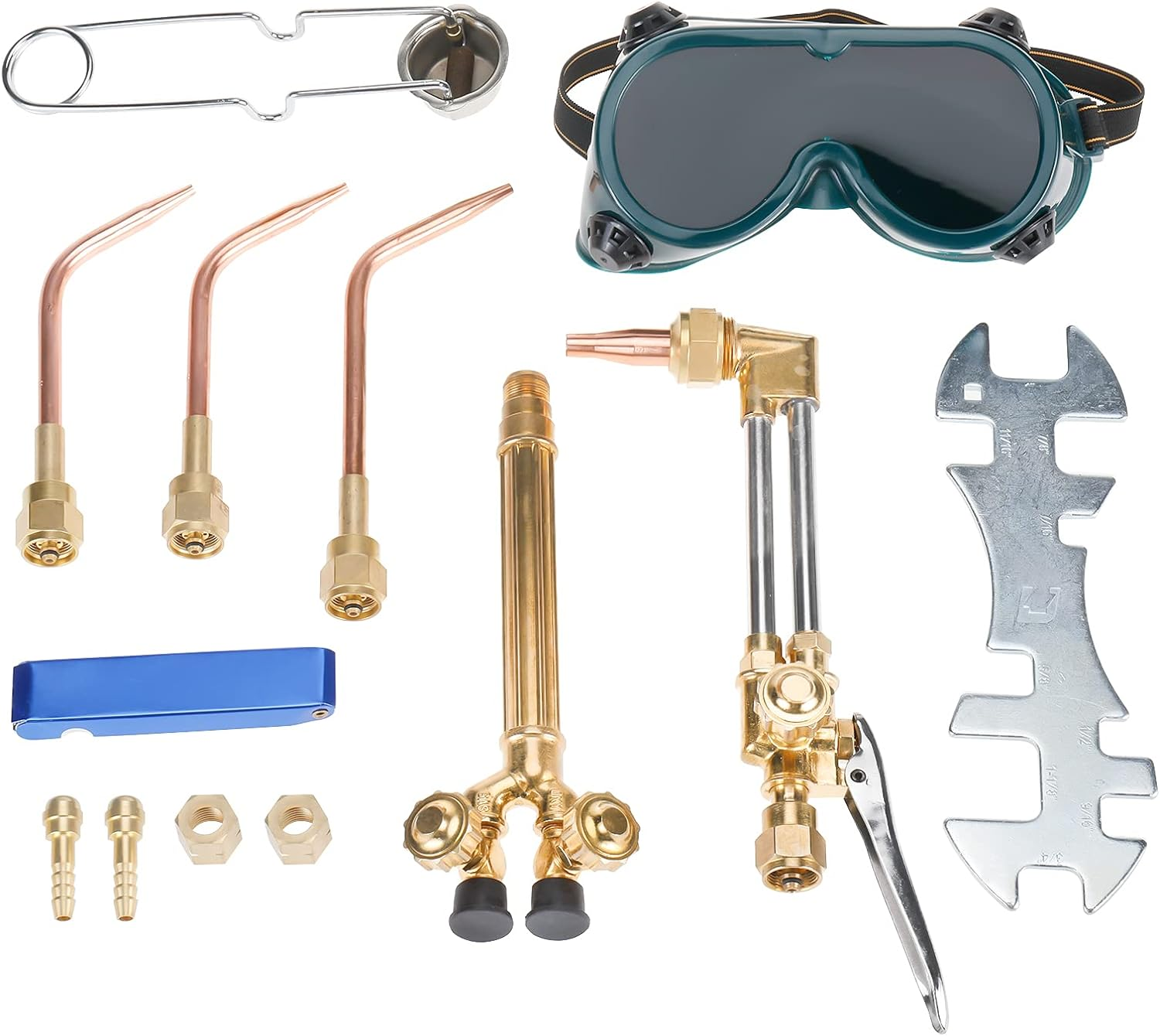 Portable Light Duty Oxygen Acetylene Welding and Cutting Tools Cutting Nozzle Included