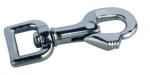 Square Eye Deluxe Swivel Eye Boat Snap Hook Zinc Diecast