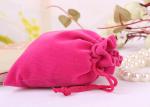 Fashional Velvet Drawstring Purse Black Material Recyclable First - rate