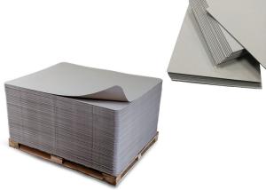 Wholesale 700x1000mm 300gsm-3000gsm Solid Laminated Grey Board Paper Sheet from china suppliers