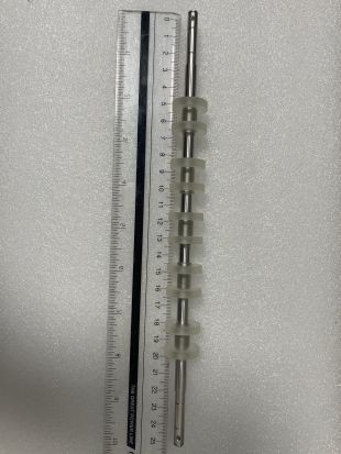 01750220000 ATM Machine Parts Wincor Nixdorf parts ATM C4060 RM3 Silicone rollers shaft 247MM, "10 Rollers"used on IO 1750220000