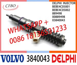 Wholesale Common Rail Fuel Diesel Injector BEBE4C05001 BEBE4C05002 3840043 889498 03840043 E1 for VOL TRUCK 9.0 LITRE MARINE from china suppliers