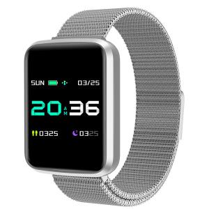 Wholesale Steel 202 Health Monitoring Smartwatch 260 MM Zinc alloy glass body temperature wristband from china suppliers