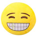 Yellow Color Office Chair Cushion , Embroidery Logo Cotton Chair Pads 30CM