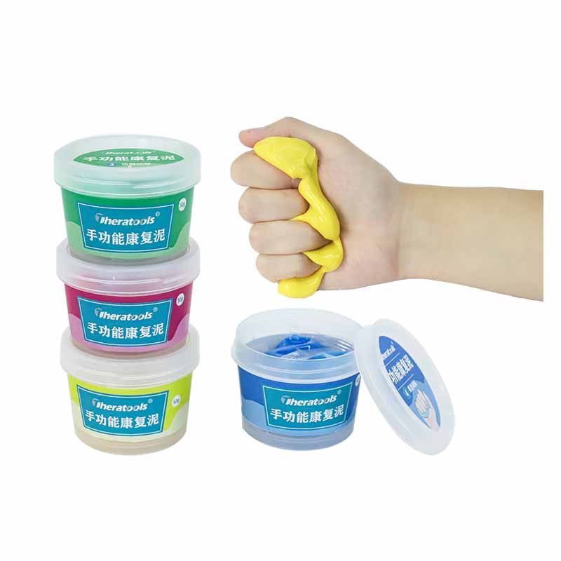 4pcs Hand strength recovery, grip and finger separation Strengthening Training Tool Finger Exercise Mud